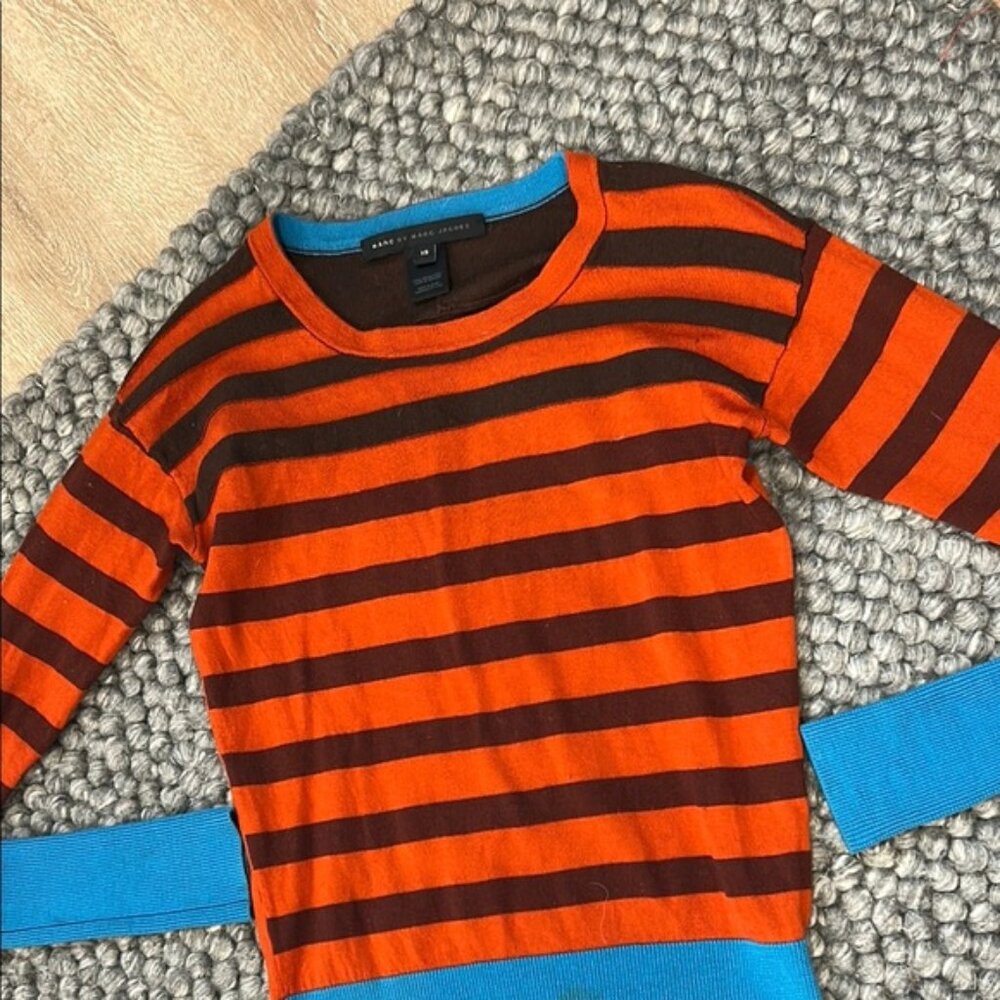 Marc by Marc Jacob’s 100% Merino Wool Striped Sweater Size XS